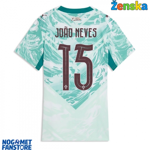 Portugal Joao Neves #15 Gostujuci Dres za Ženska SP 2026 Kratak Rukav